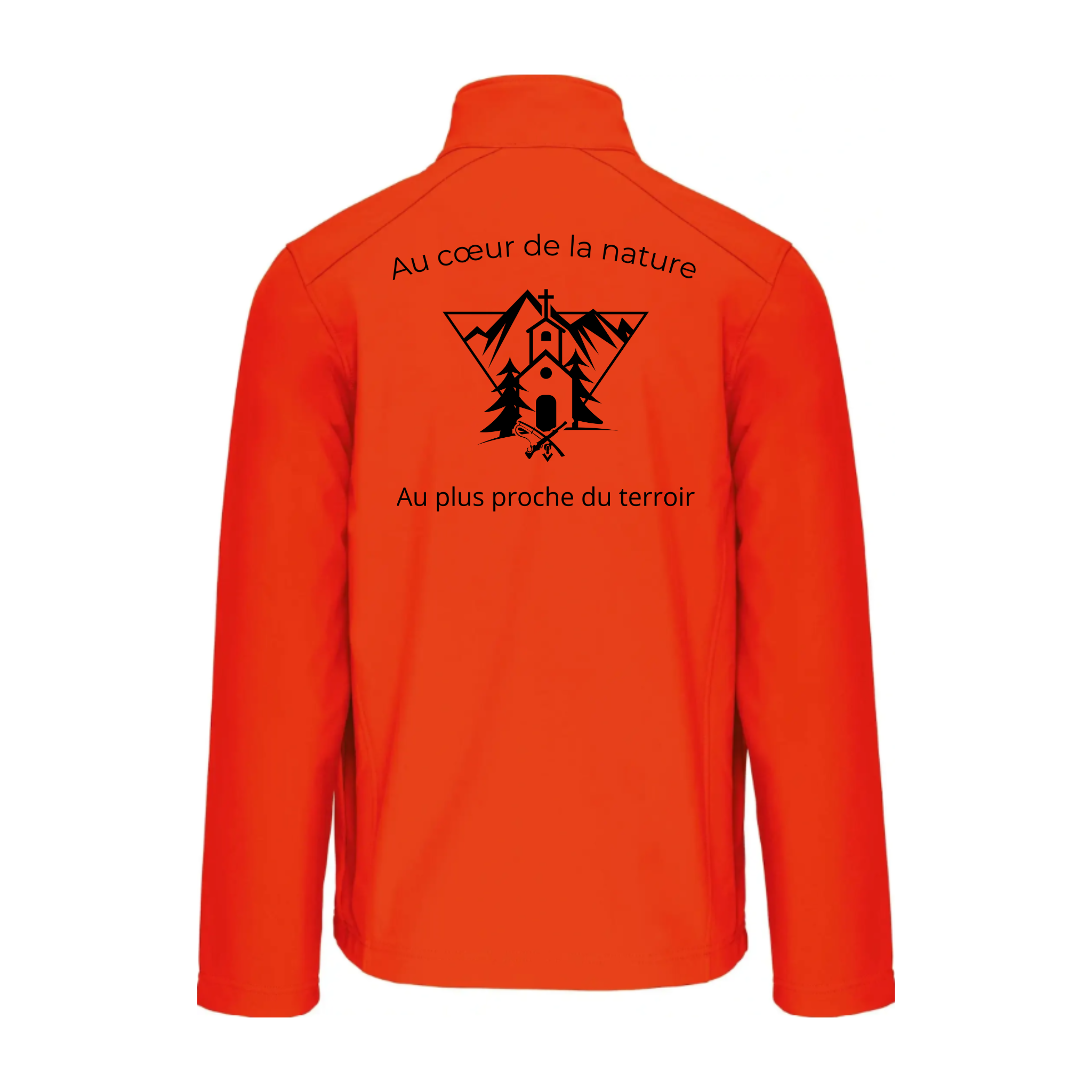 Vestes softshell orange Esprit campagne - Au cœur de la nature