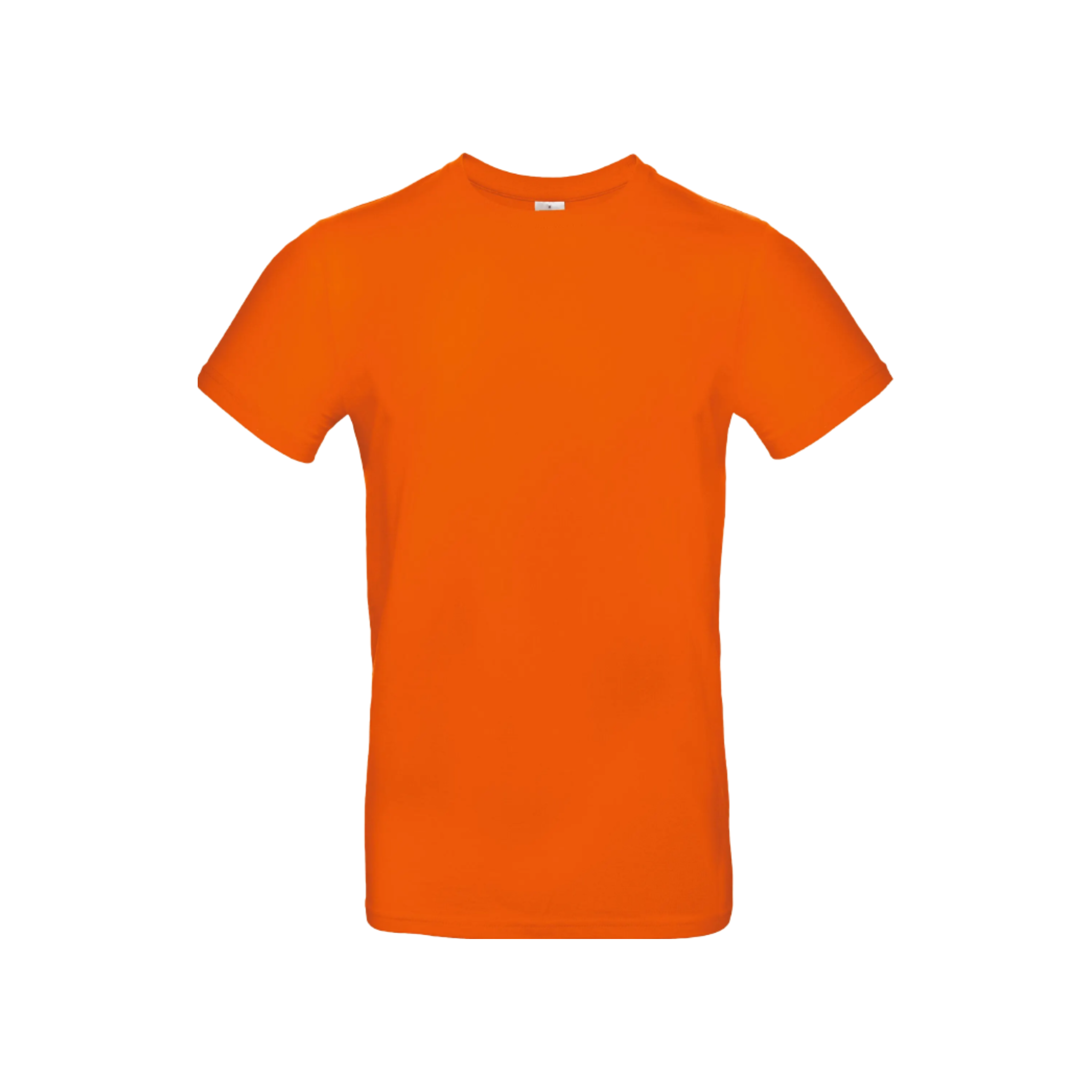T-shirt orange chasse personnalisable - tête de chien et gibier