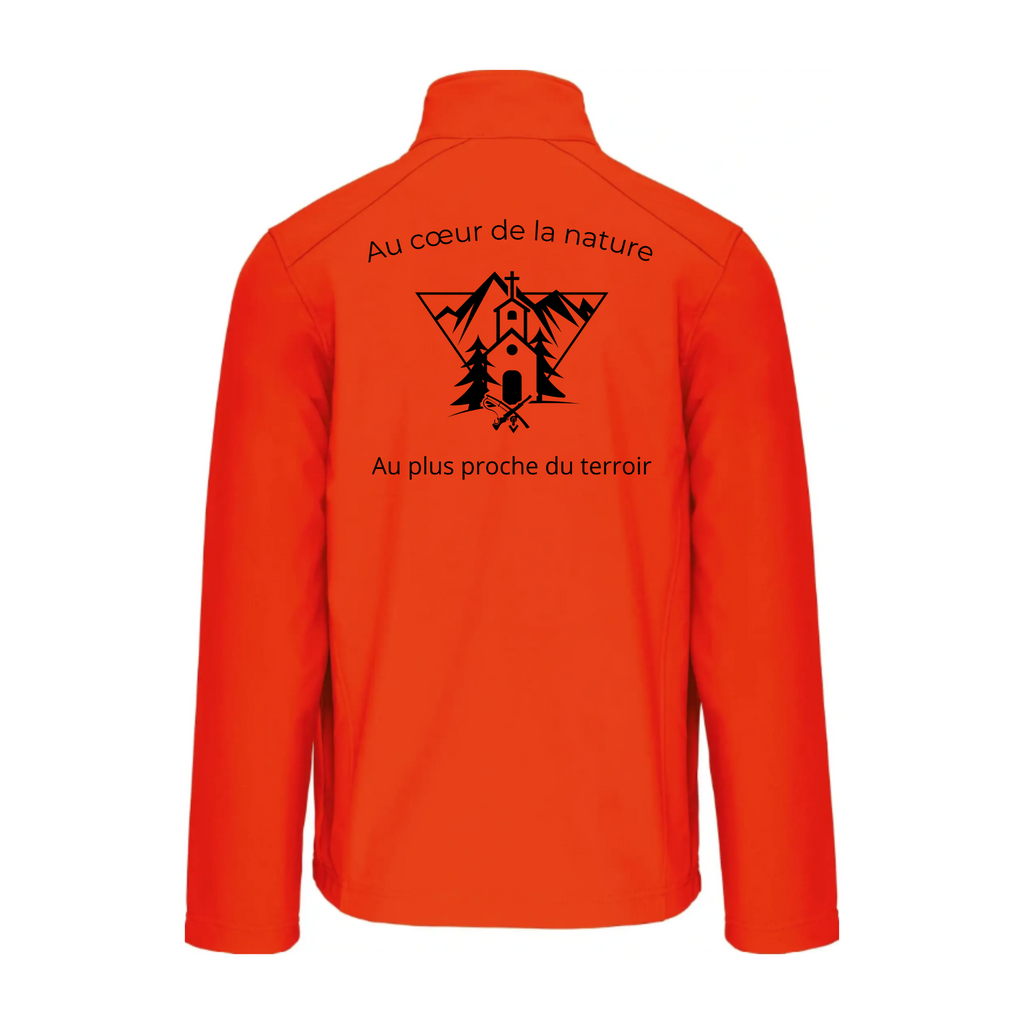 Vestes softshell orange Esprit campagne - Au cœur de la nature