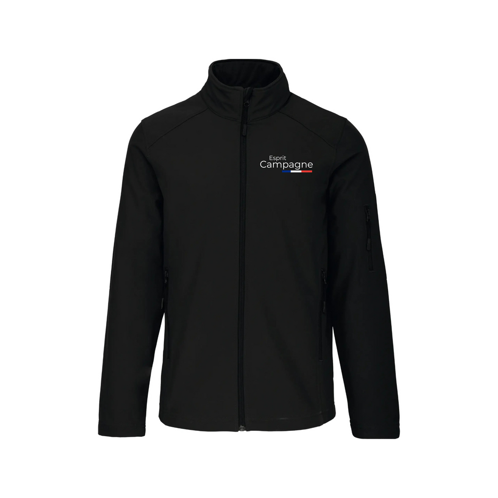 Vestes softshell noir Esprit Campagne - Au cœur de la nature