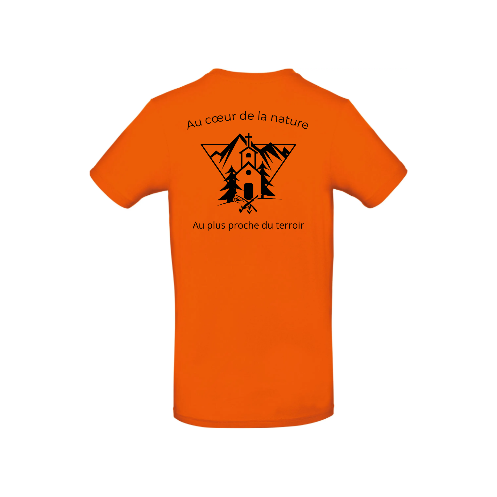 T-shirt orange Esprit Campagne - Au cœur de la nature
