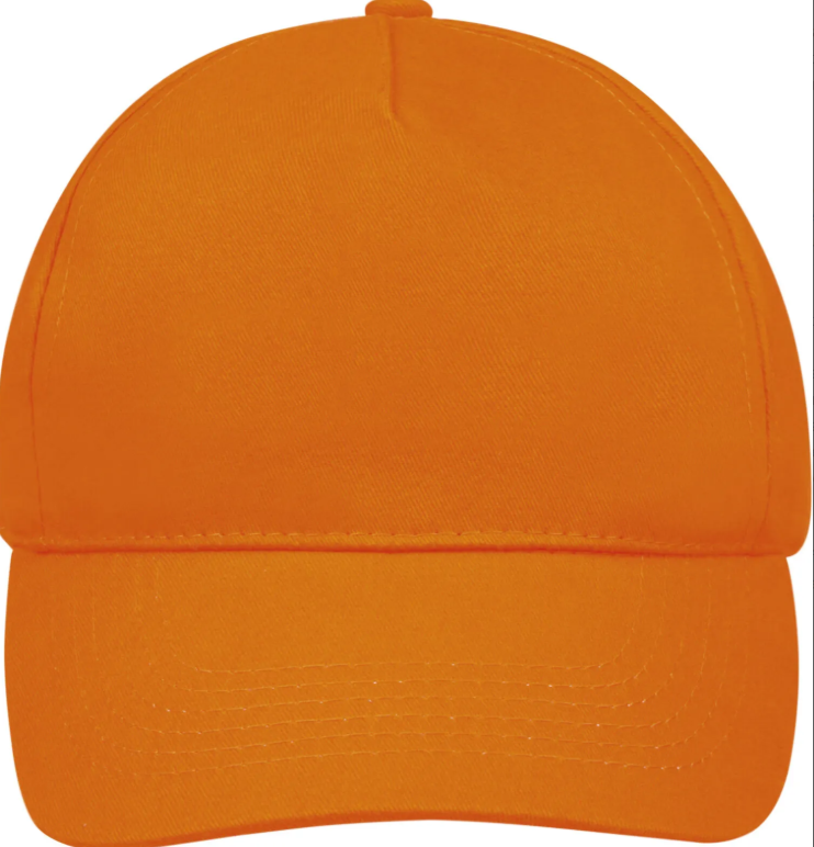 Casquette Orange Personnalisable