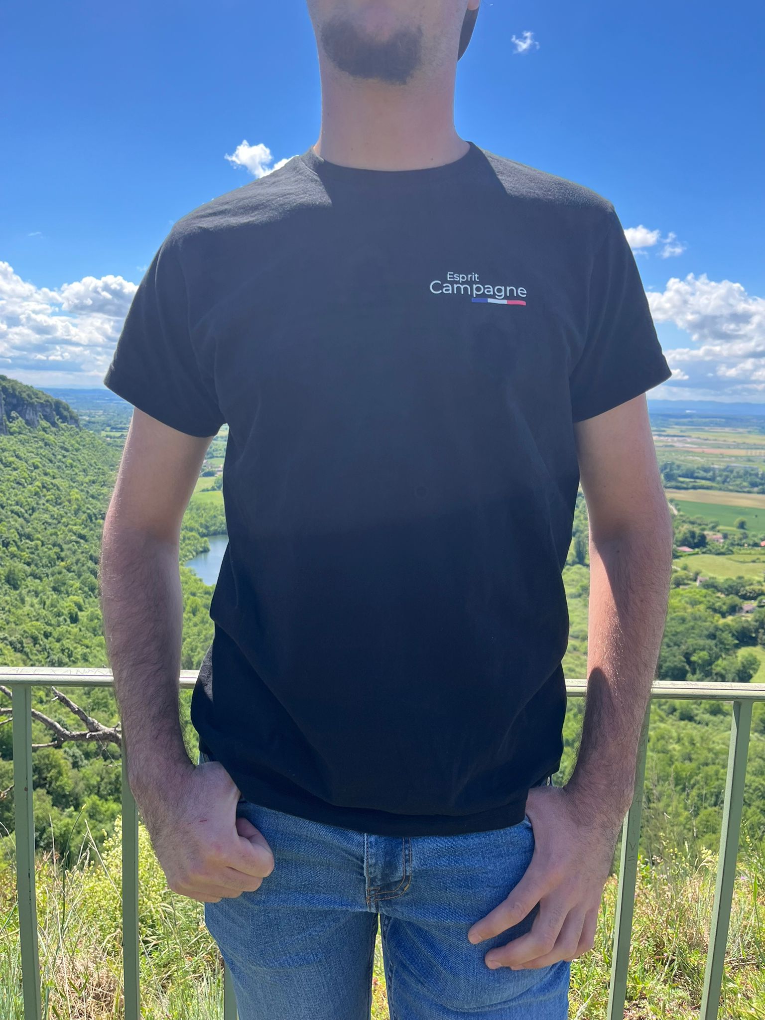 T-shirt noir Esprit Campagne - Au cœur de la nature