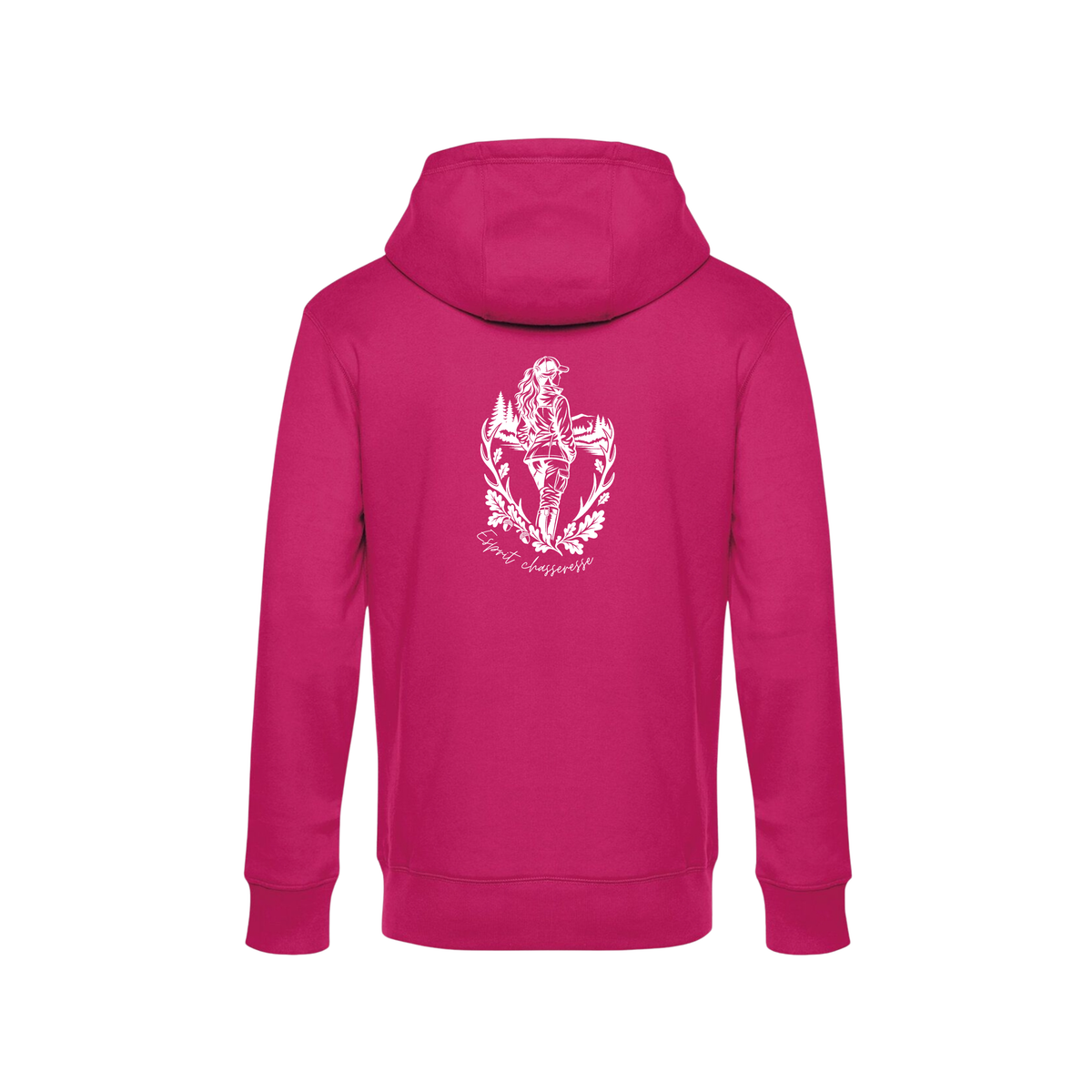 Pull à capuche esprit chasseresse