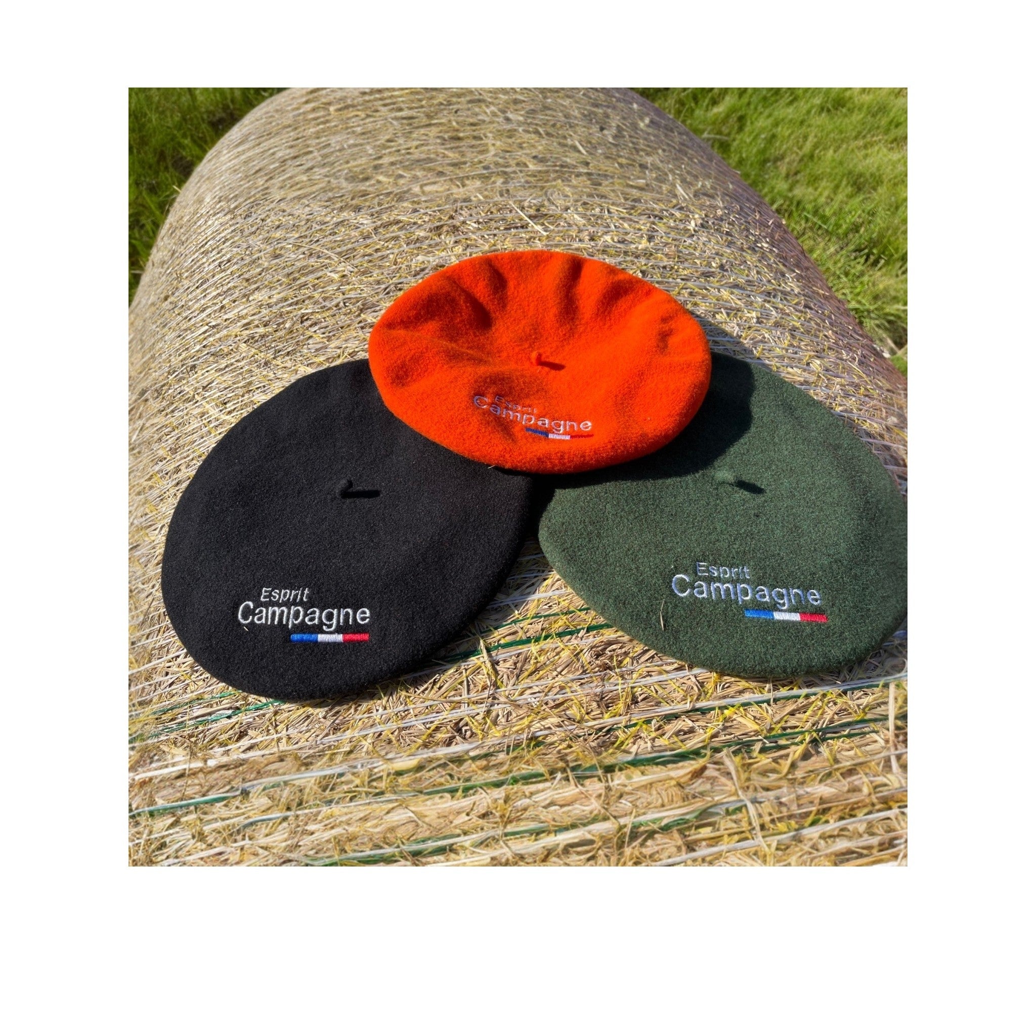 Béret Noir "Esprit Campagne"