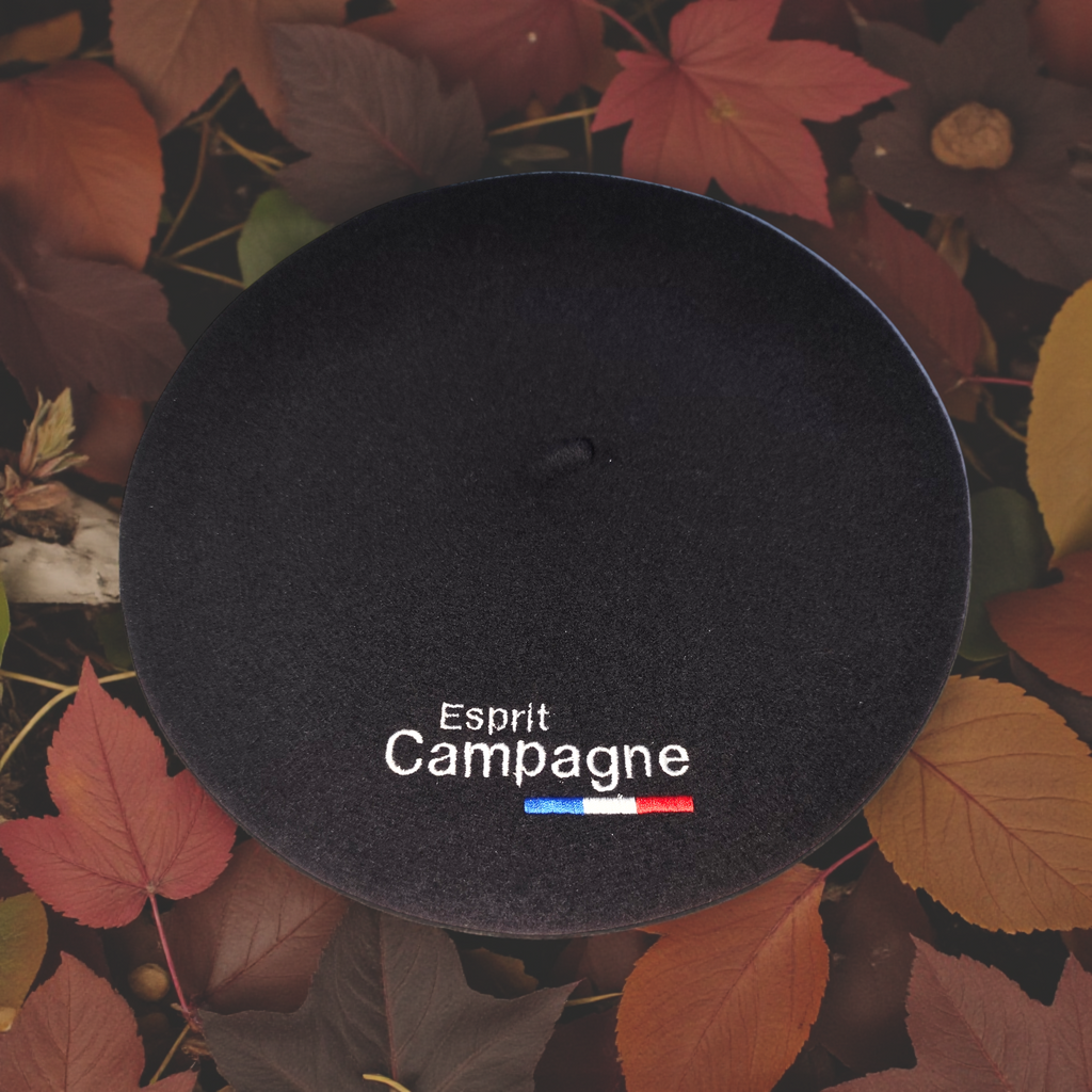 Béret Noir "Esprit Campagne"