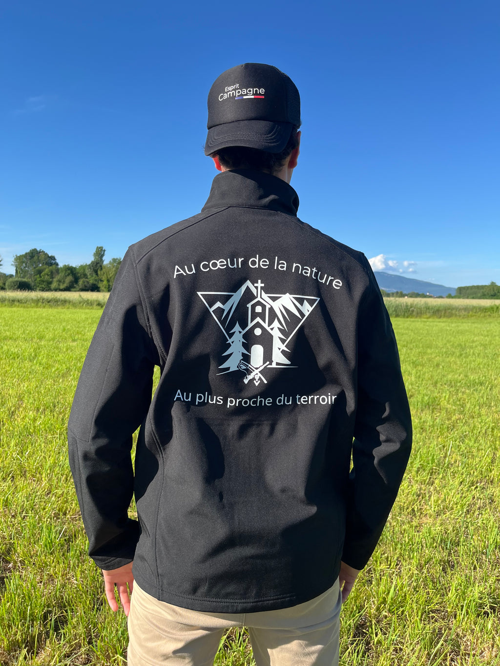 Vestes softshell noir Esprit Campagne - Au cœur de la nature