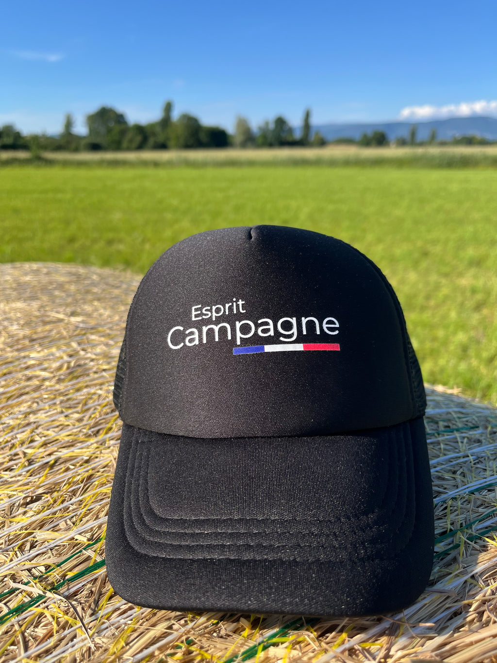 Casquette Trucker Noire " Esprit Campagne "