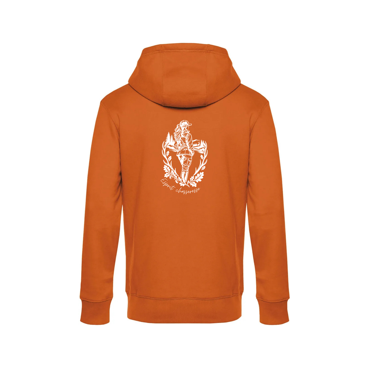 Pull à capuche esprit chasseresse