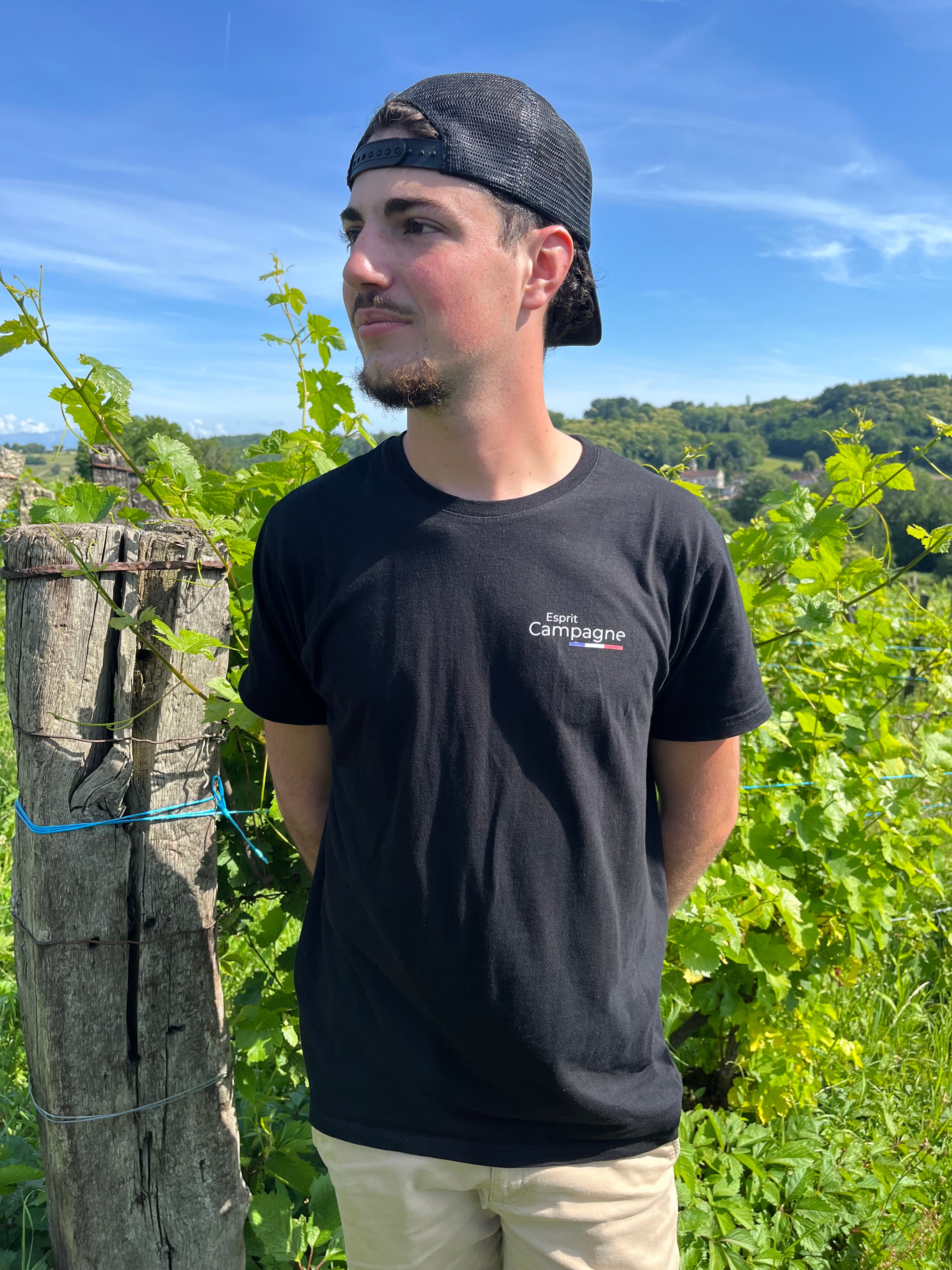 T-shirt noir Esprit Campagne - Au cœur de la nature