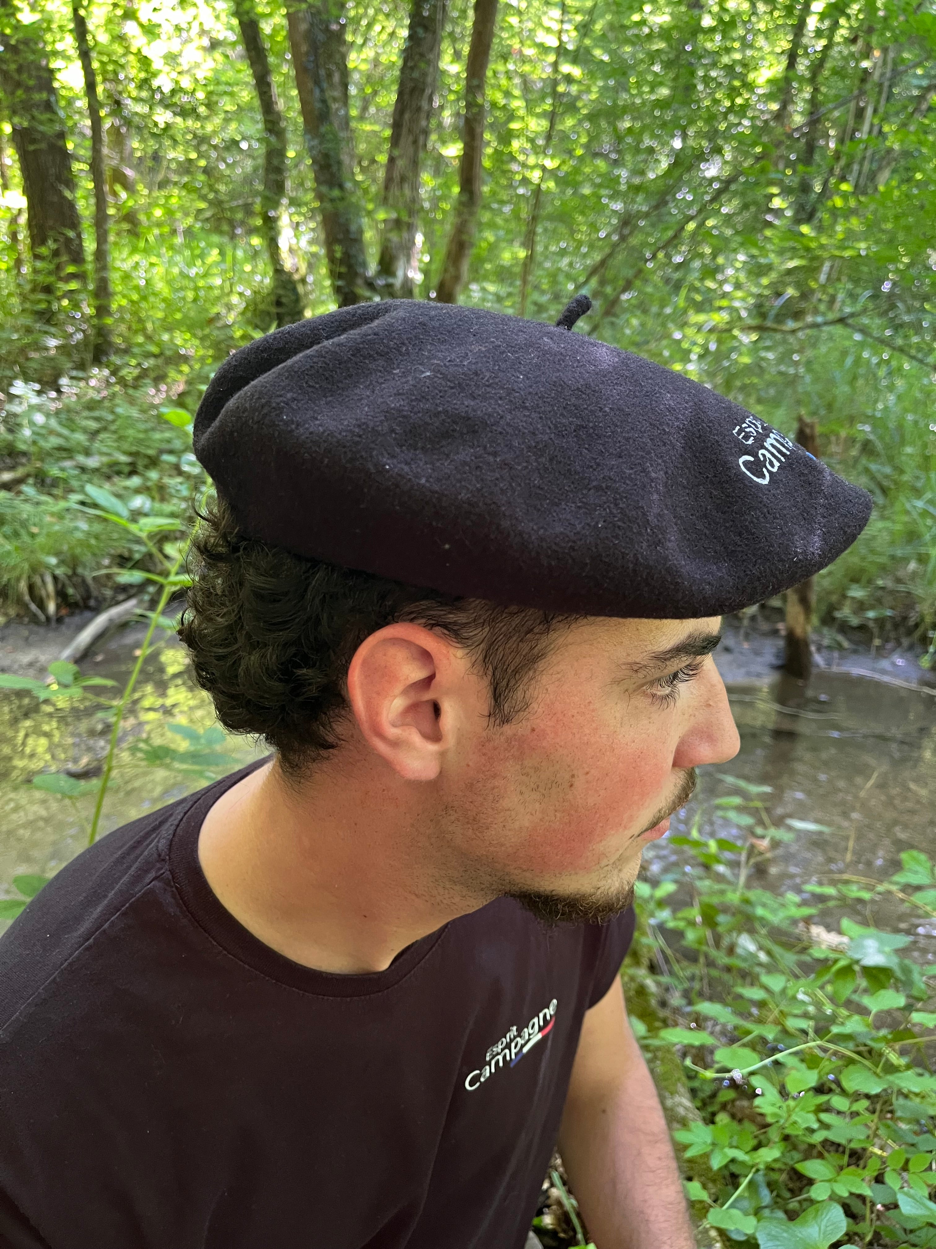 Béret Noir "Esprit Campagne"