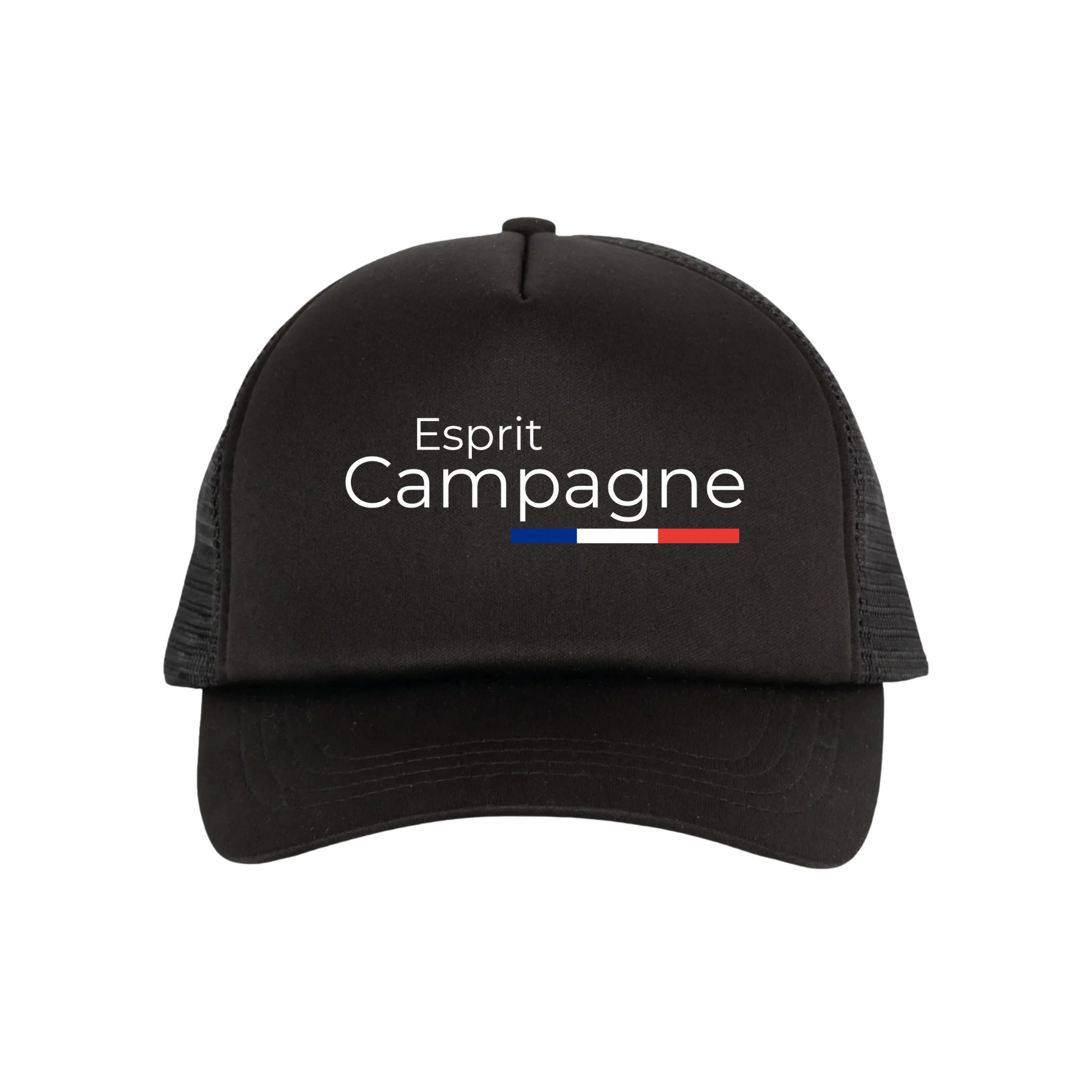 Casquette Trucker Noire " Esprit Campagne "