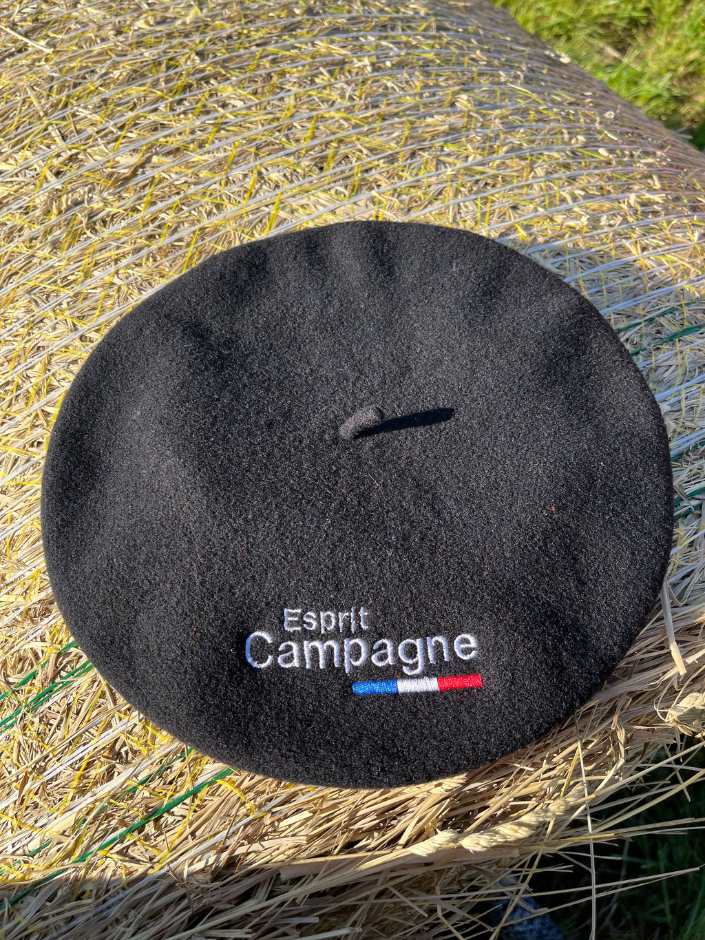 Béret Noir "Esprit Campagne"