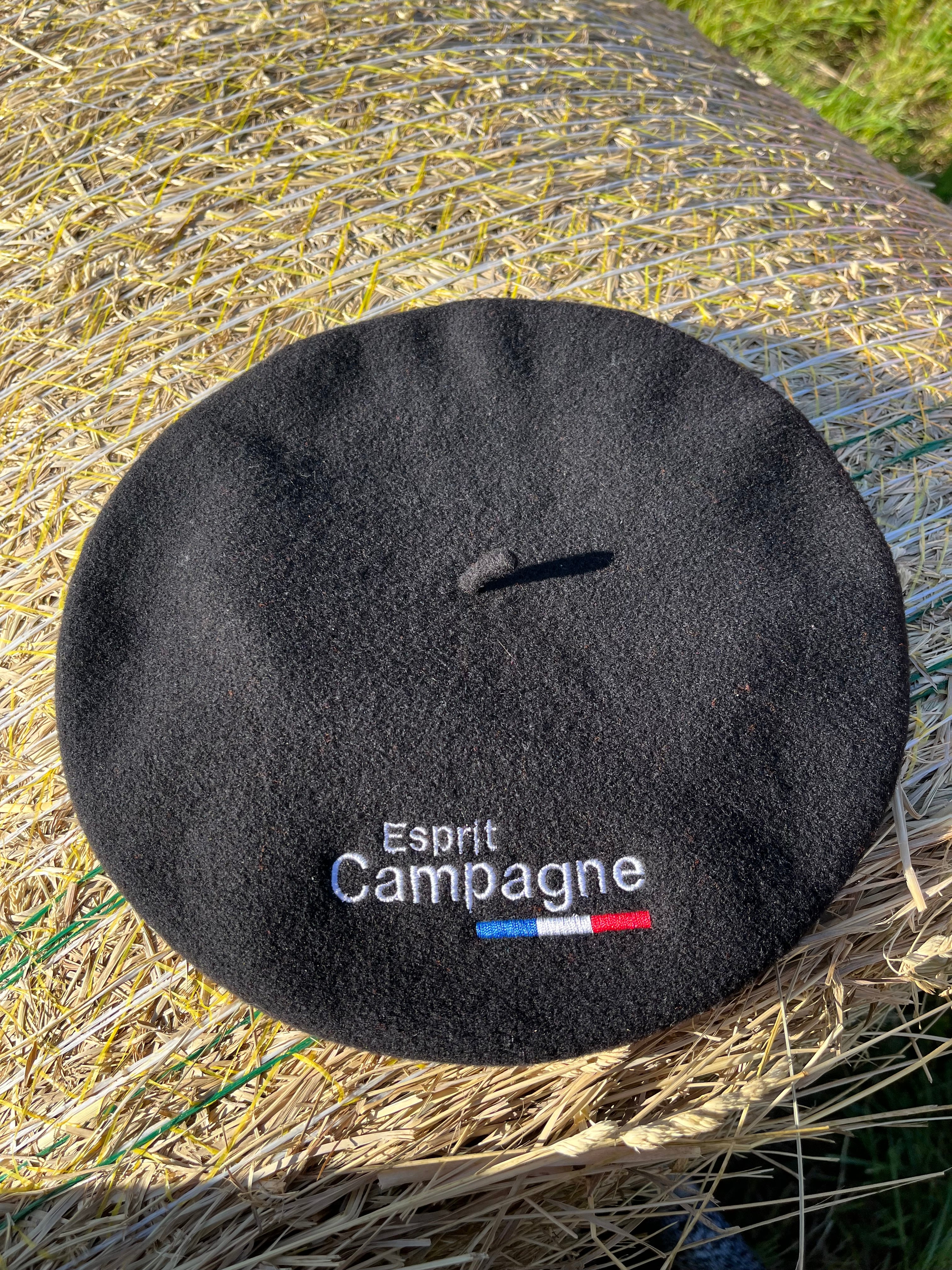Béret Noir "Esprit Campagne"