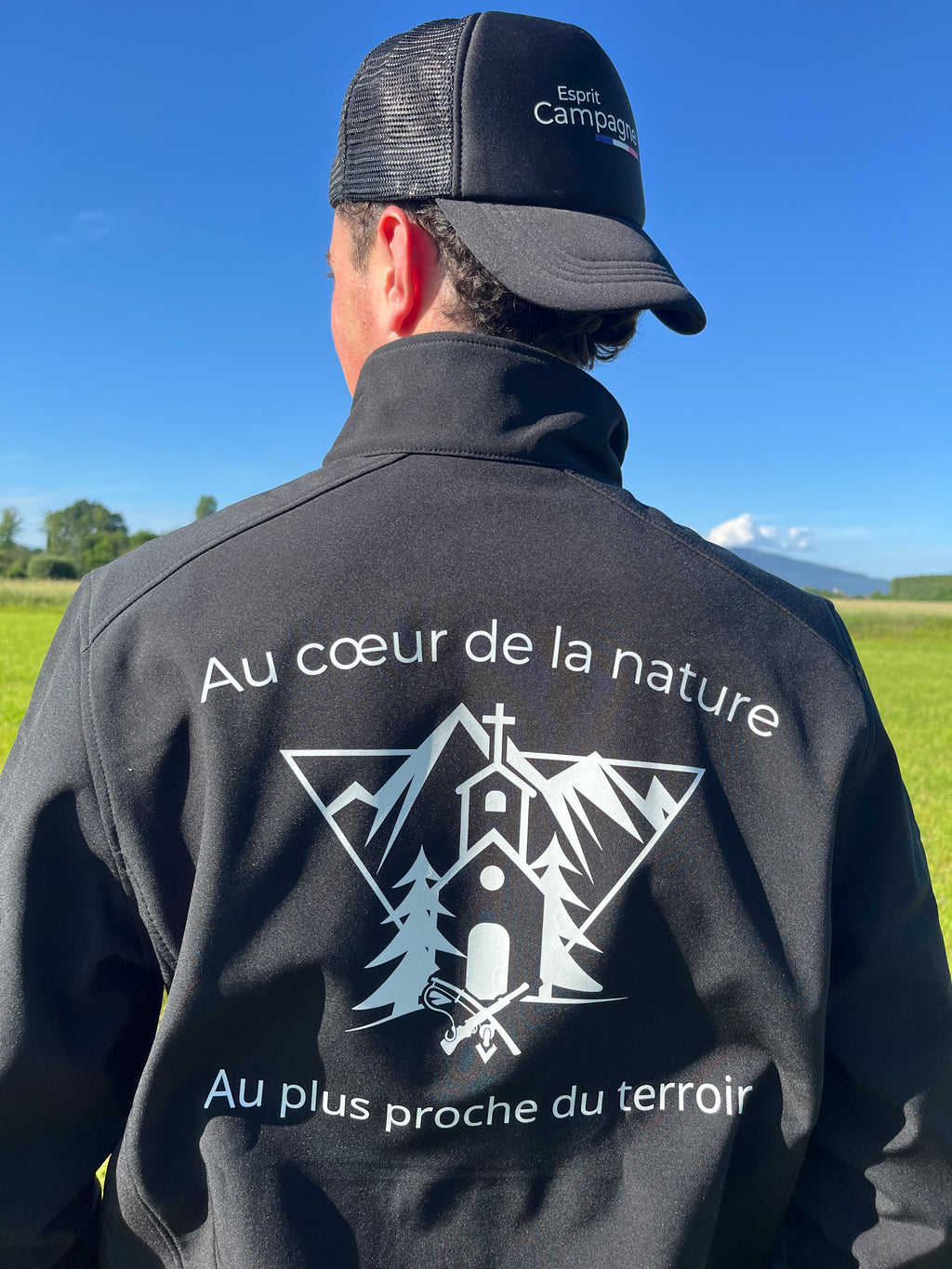 Vestes softshell noir Esprit Campagne - Au cœur de la nature