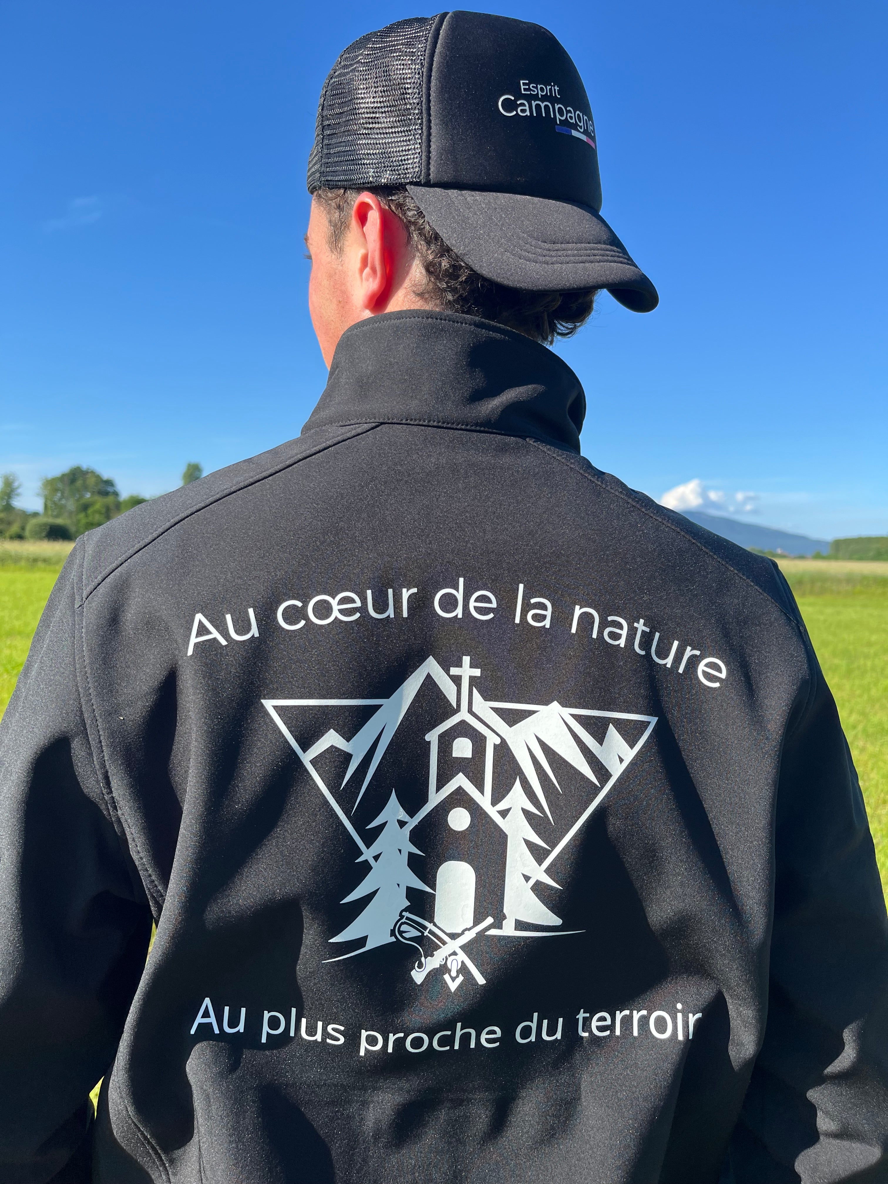 Vestes softshell noir Esprit Campagne - Au cœur de la nature