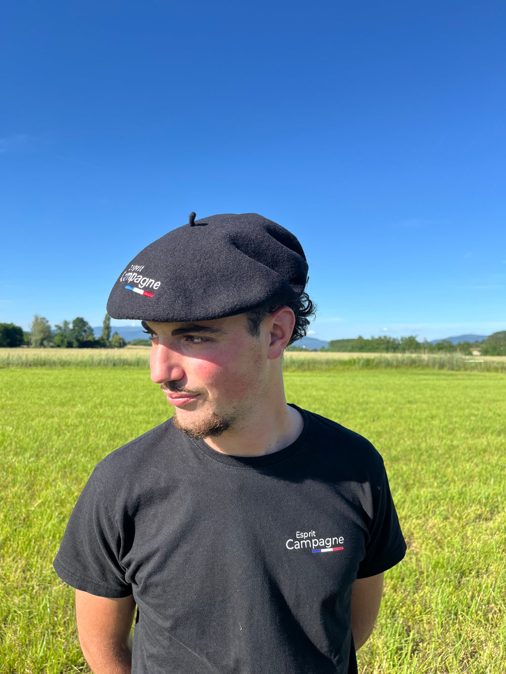 Béret Noir "Esprit Campagne"
