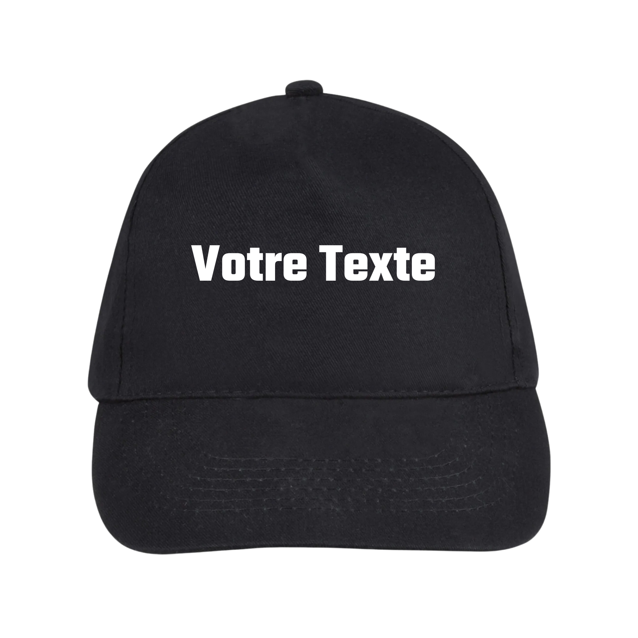 Casquette Noir Personnalisable