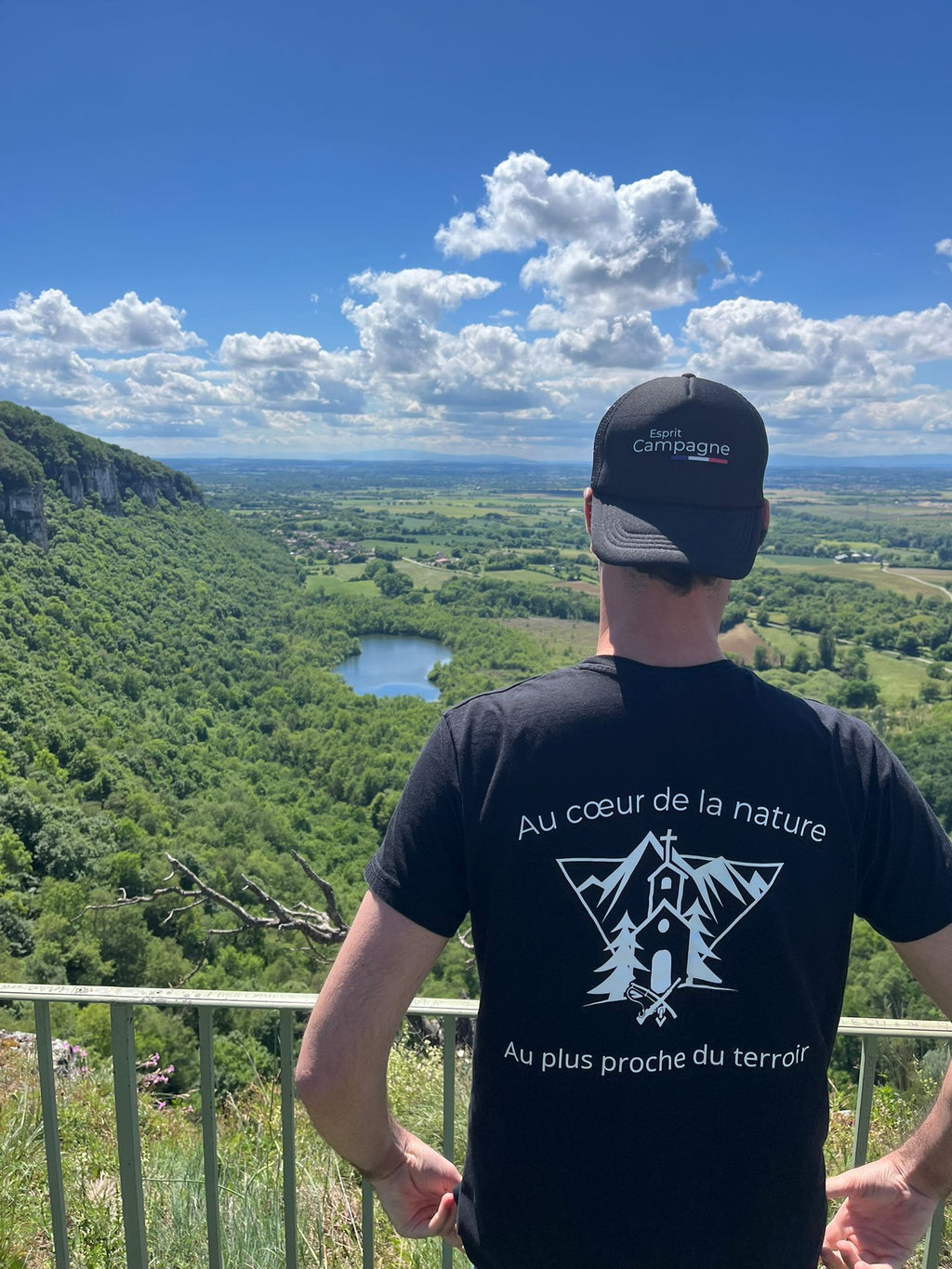 T-shirt noir Esprit Campagne - Au cœur de la nature