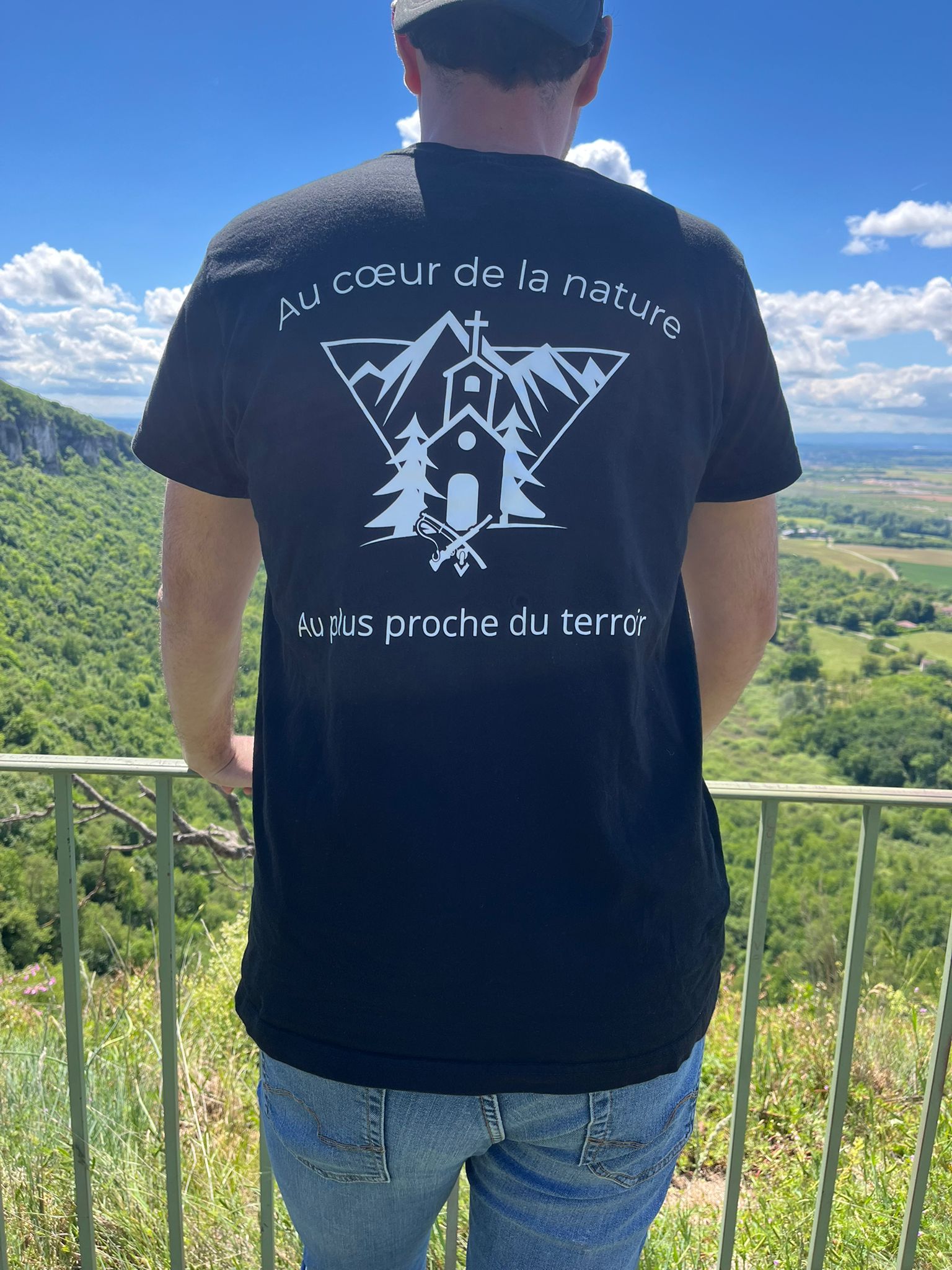 T-shirt noir Esprit Campagne - Au cœur de la nature