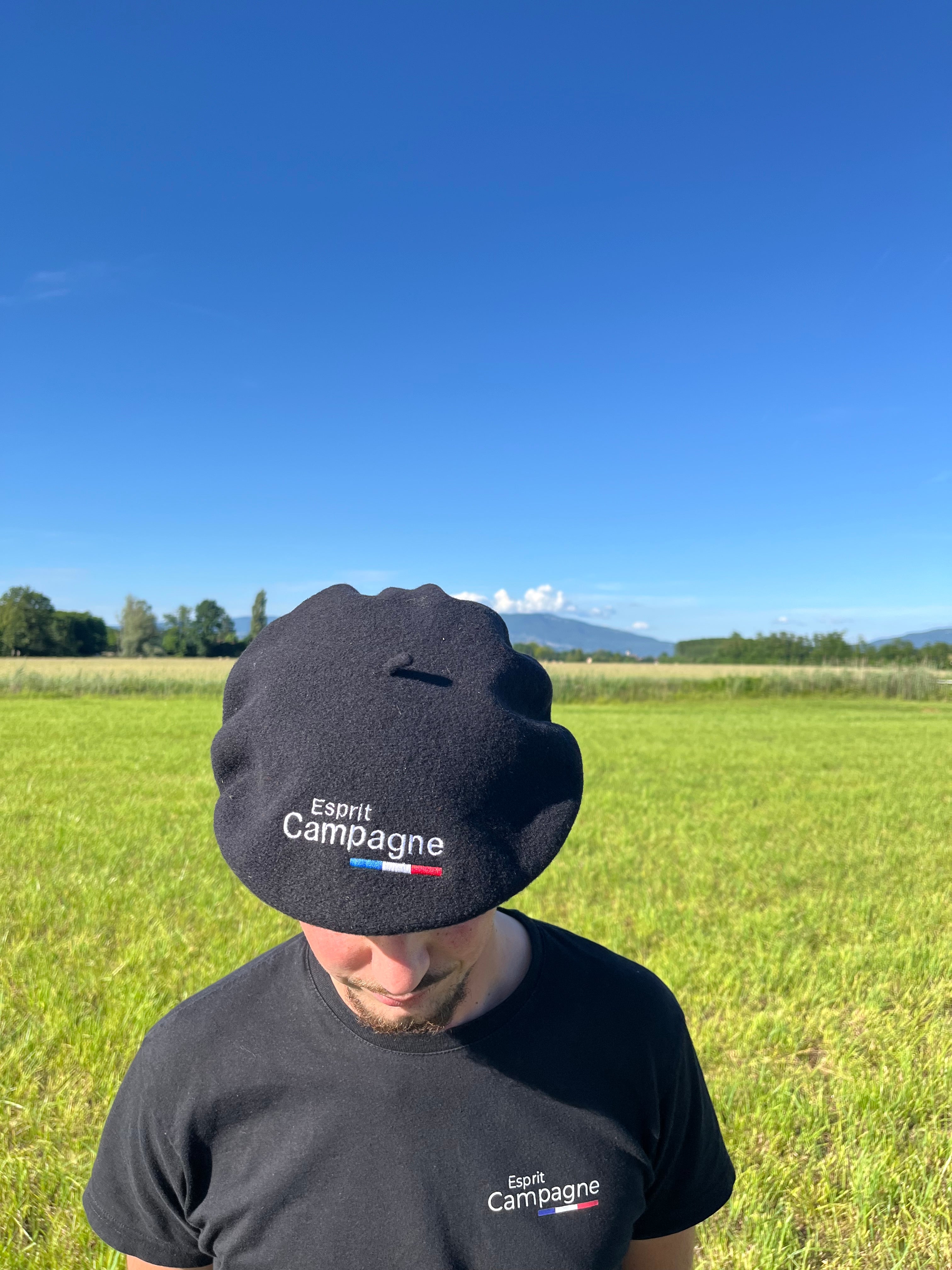 Béret Noir "Esprit Campagne"