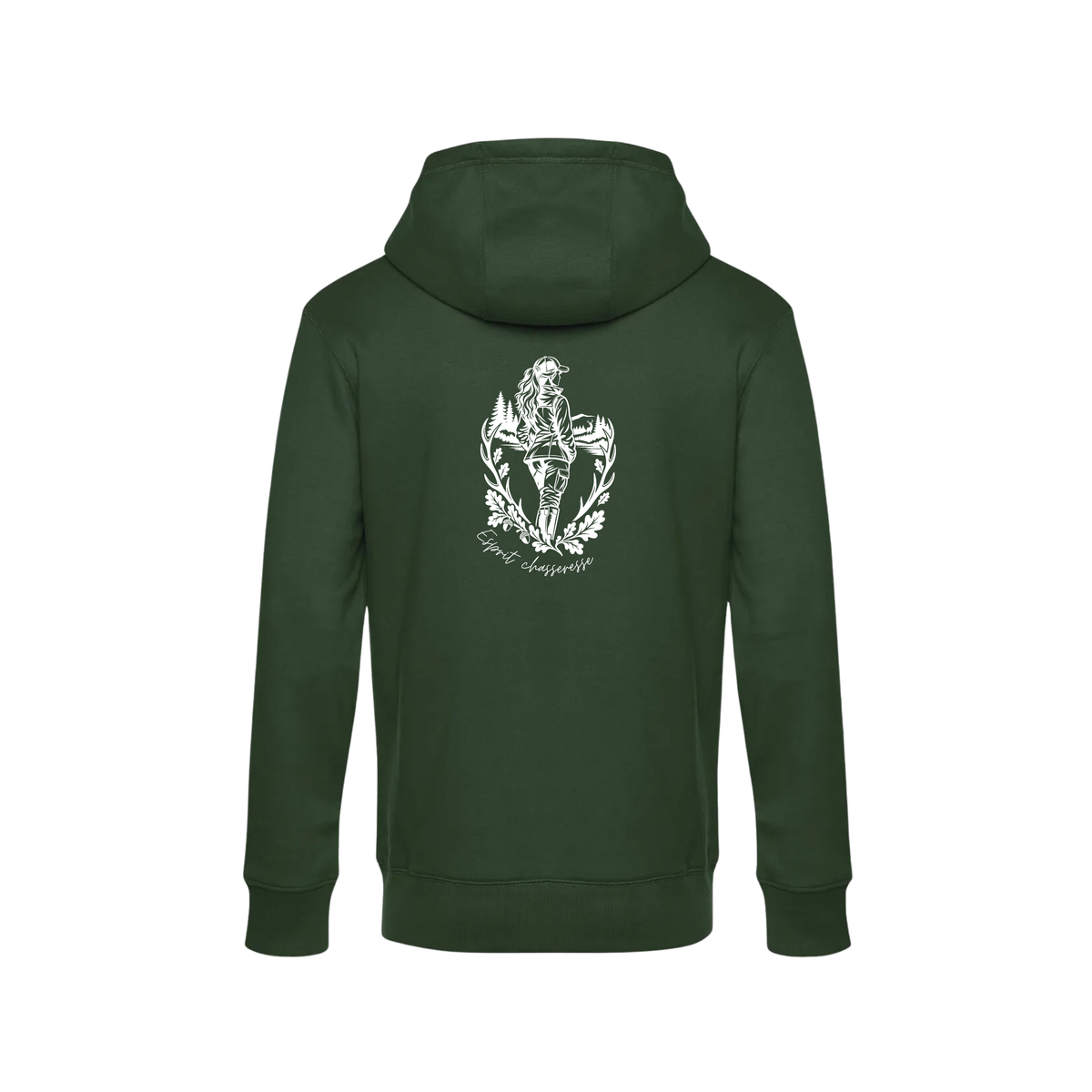 Pull à capuche esprit chasseresse