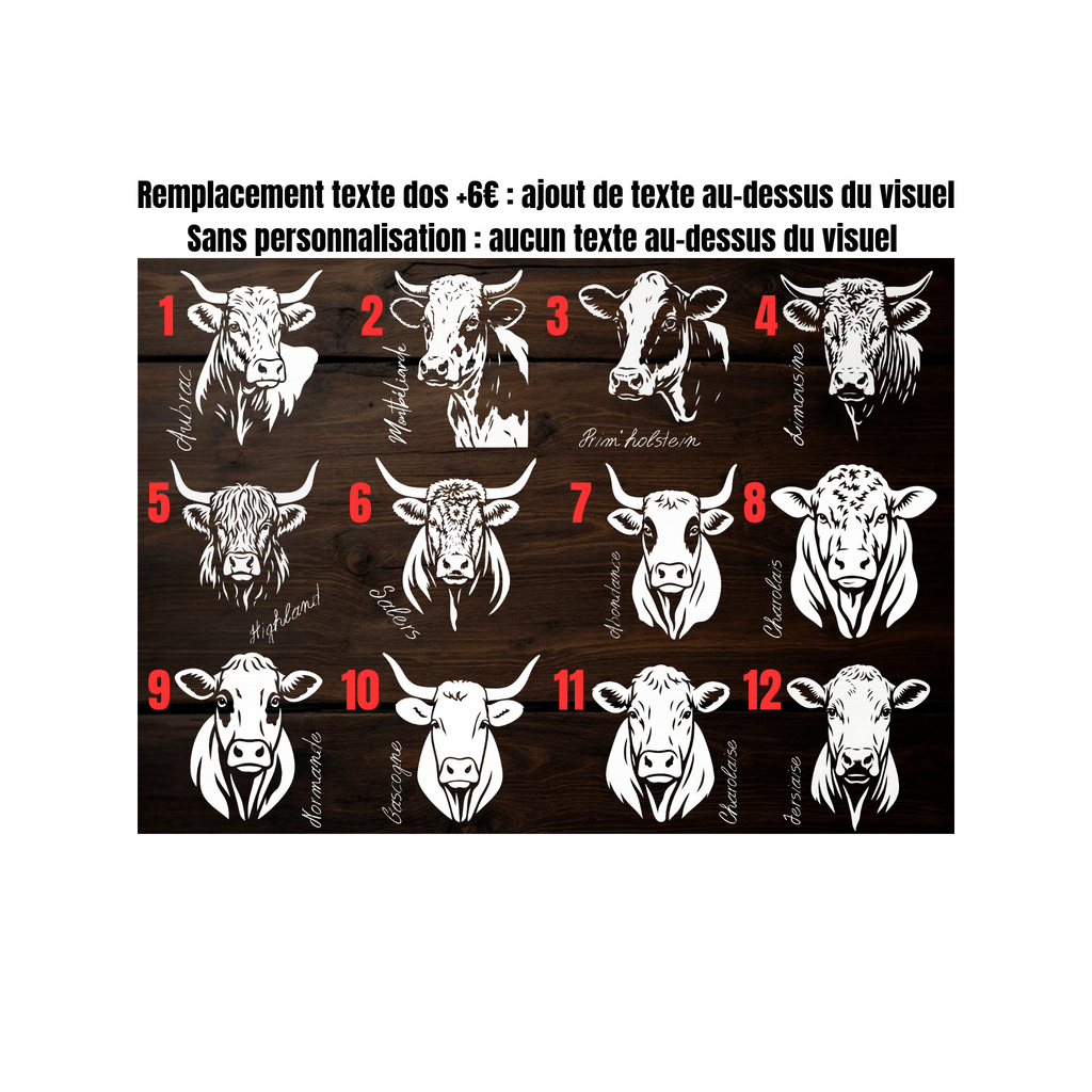 Pull à capuche noir agriculture personnalisable - tête de vache et engin agricole