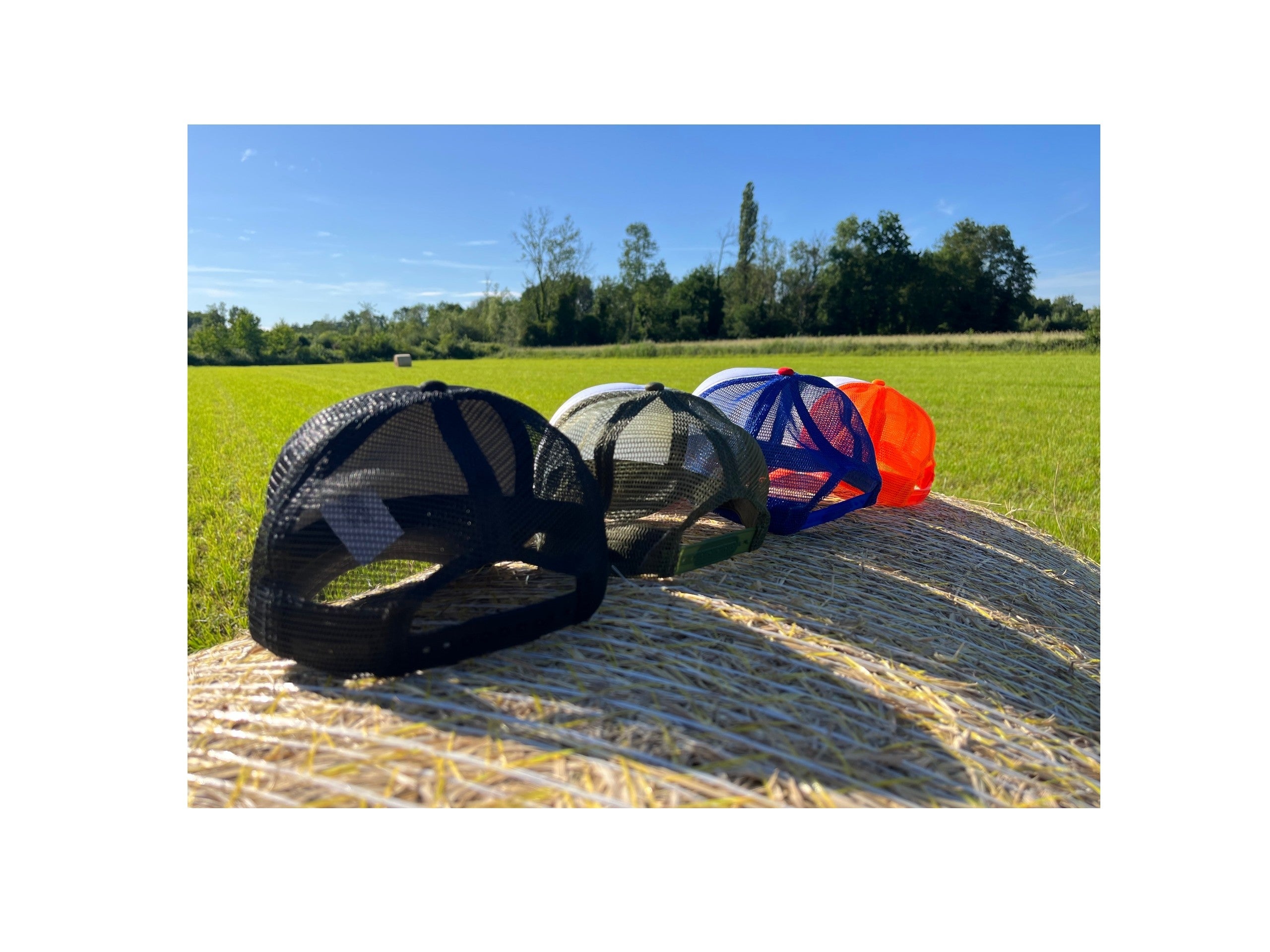 Casquette Trucker Bleu / Blanc / Rouge " Esprit Campagne "